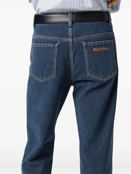 Miu Miu Straight-leg denim trousers for Women - GB | Al Duca d'Aosta