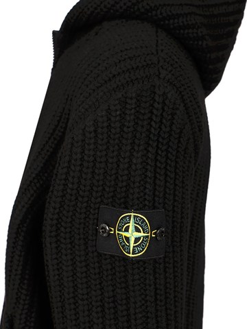 Stone Island Wool and cashmere hooded cardigan for Men - US | Al