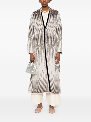 新品 forte_forte Jacquard Wrap Knit Coat Forte_forte “libelle” jacquard coat for Women - US | Al Duca d'Aosta