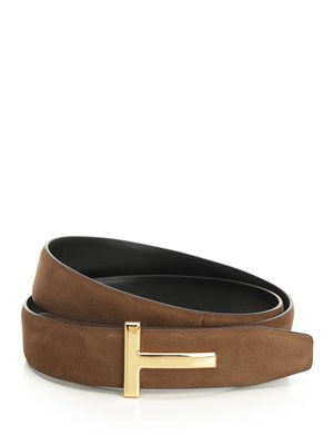 Cintura Uomo Tom Ford In Pelle Bovina, Larga 40 Mm, Colore Blu, Lunghezza Regolabile Da 95 A 125 Cm, Nuova Con Etichetta
