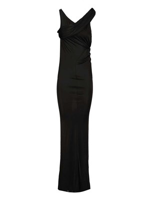 chinese dress ladies Rick Owens // Lilies Black Cowl Maxi Dress – VSP Consignment main image 1