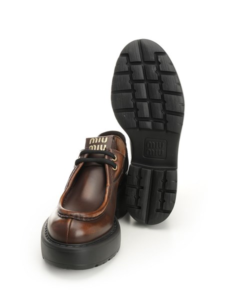 靴 Miu Miu archive leather square shoes archive MIUMIU leather square shoes