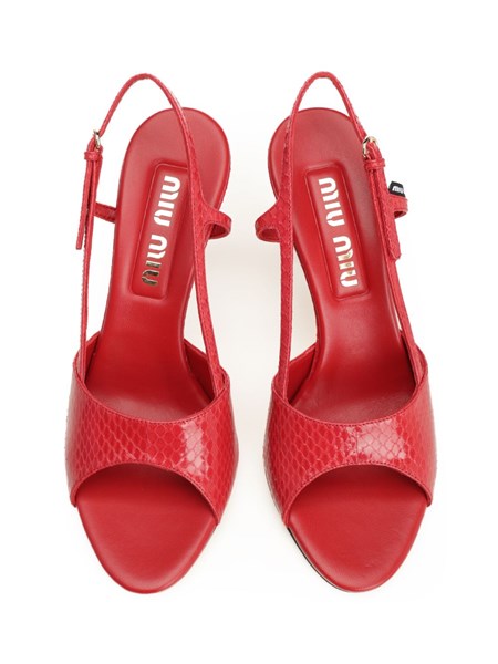 Miu Miu Ayers slingback sandals for Women - US | Al Duca d'Aosta