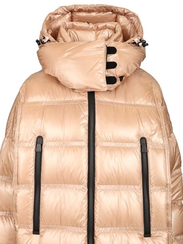 Moncler Grenoble Rochelairs long down jacket with hood for Women