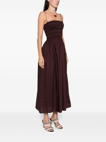 Dress with gathered bodice