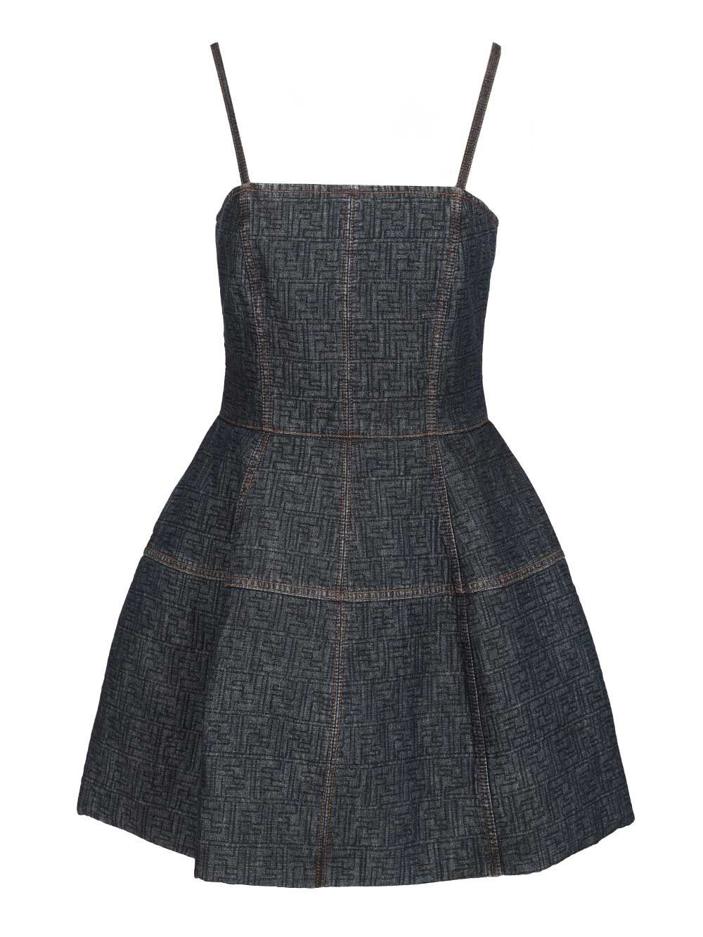 Fendi Ff denim dress for Women - US | Al Duca d'Aosta