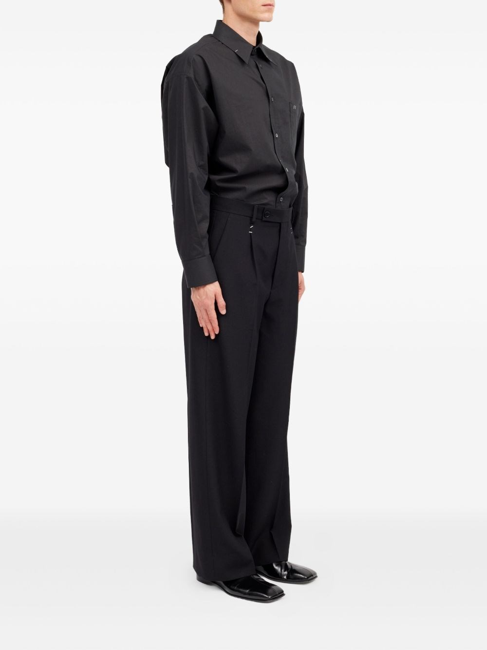 Mm6 Maison Margiela Wool trousers with staples for Men - GB | Al