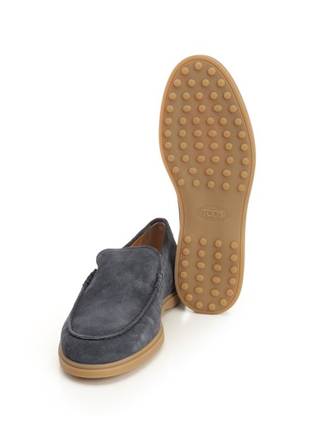 Tod′s Leather And Suede Laceup Loafers Tod's Suede leather moccasin slipper for Men - US | Al Duca d'Aosta