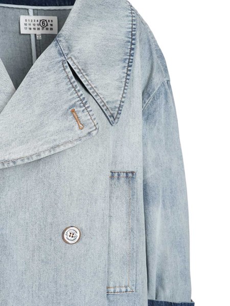 Mm6 Maison Margiela Denim peacoat for Women - GB | Al Duca d'Aosta