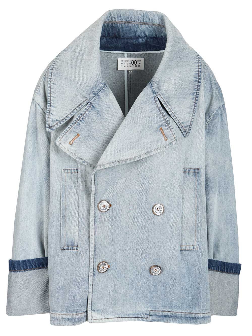 ジャケット・アウター MM6 Maison Margiela archive pea coat Mm6 Maison Margiela Denim peacoat for Women - AZ | Al Duca d'Aosta