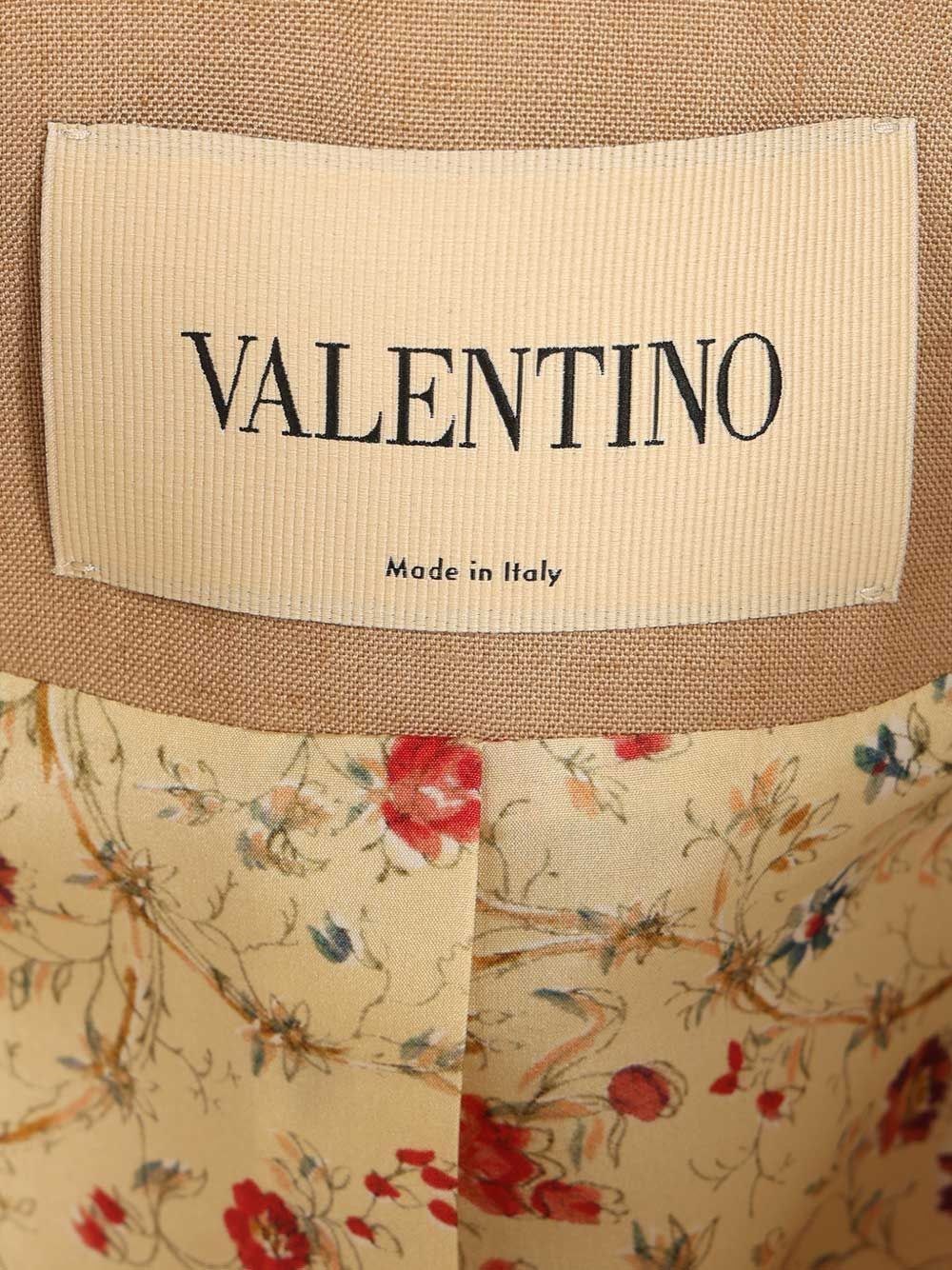 Valentino Garavani Embroidered twill jacket with belt for Women