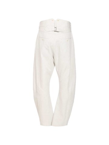 パンツ ACVM COTTON LINEN BUCKLE BACK TROUSERS Vivienne Westwood Buckle back pants for Men - GB | Al Duca d'Aosta