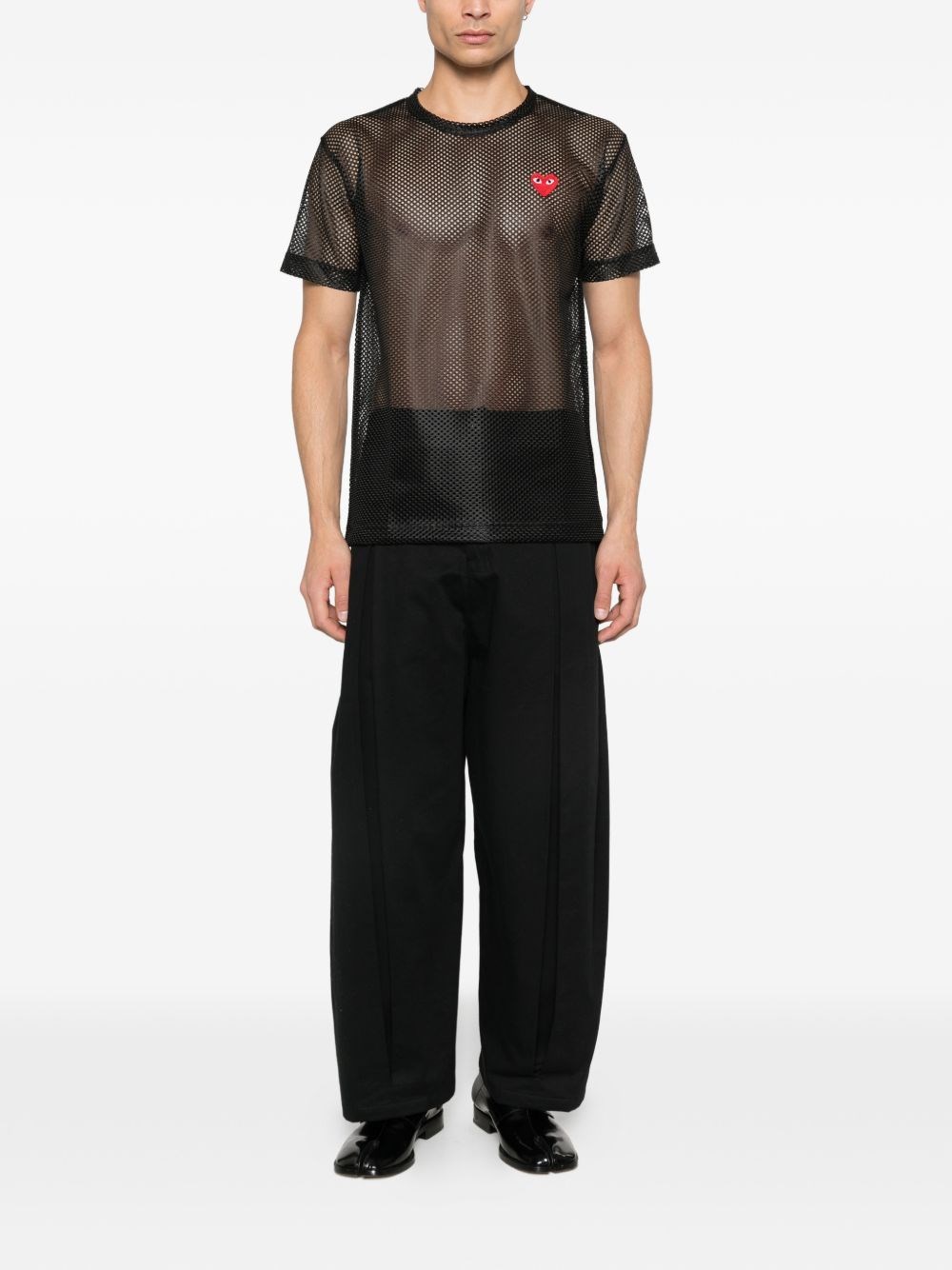 Comme Des Garcons Play Mesh t-shirt for Unisex - US | Al Duca d'Aosta