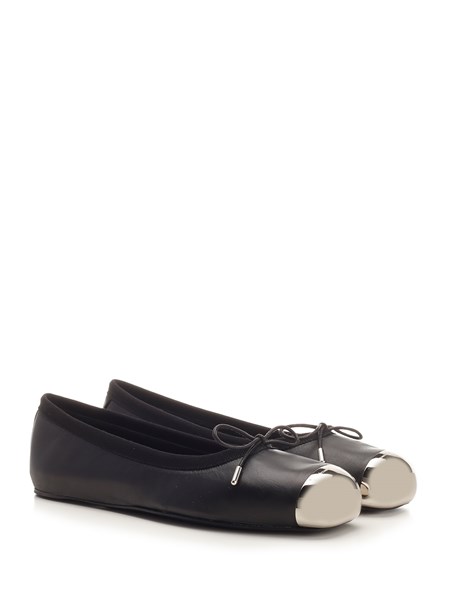 Alexander Mcqueen Ballet flat with metal tip for Women - US | Al Duca d ...