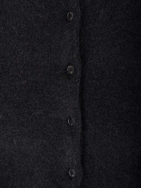 Patou Black alpaca cardigan for Women - US | Al Duca d'Aosta