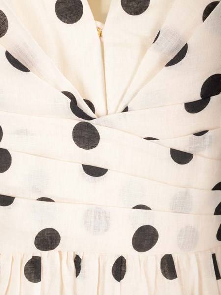 Zimmermann Polka dots linen dress for Women - US | Al Duca d'Aosta