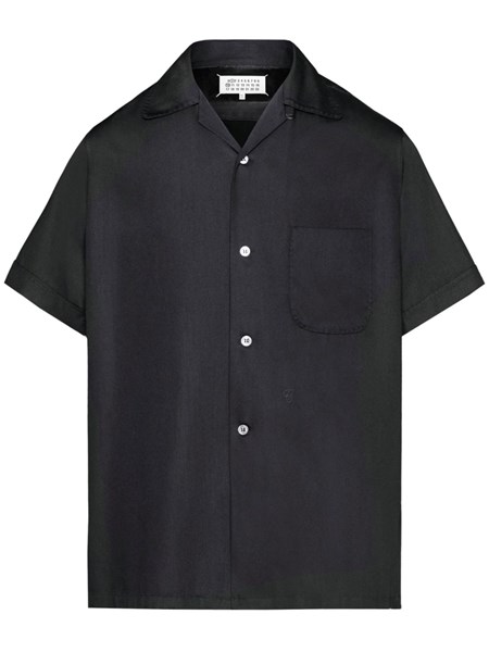 Maison Margiela Black short-sleeved shirt for Men - US | Al Duca d'Aosta