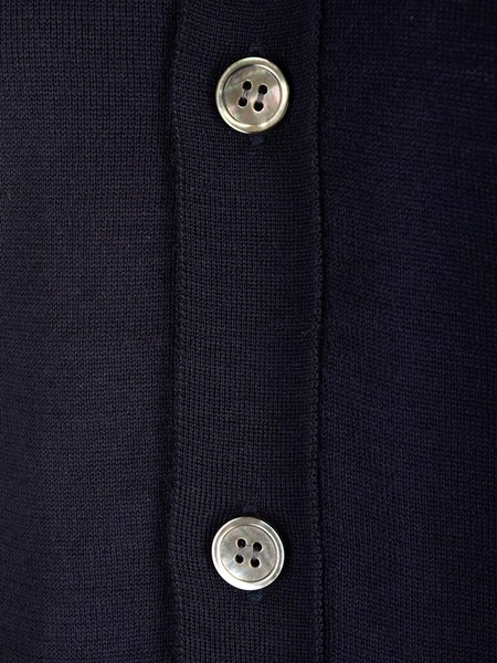 Comme Des Garcons Play Blue short-sleeved cardigan for Women - US