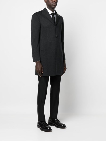 Wool and cashmere coat